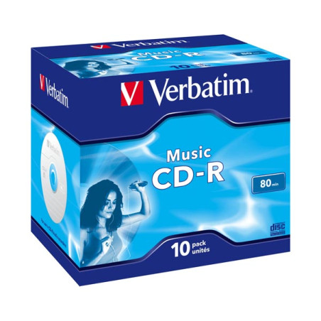 Verbatim Audio CD-R – custodia jewel 10 pz. | DVDi.fr
