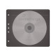 Saquets Tecido sintétic pour 2 disc, Noir - Pack 50