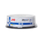 JVC BD-R 25GB 6X INKJET WHITE PRINTABLE WATERPROOF Foto Brillante - 25 Uni