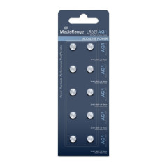MediaRange Alkaline-Knopfzellen AG1 (LR621), 1,5 V | DVDi.fr