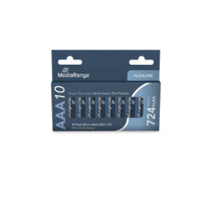 MediaRange Alkaline-Batterien AAA (LR03), 1,5 V – 10er-Pack