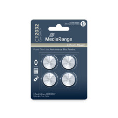 CR2032 3V Pila de Boton de Litio MediaRange 4 uds