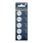 MediaRange Piles bouton au lithium CR2016|3V, pack 5