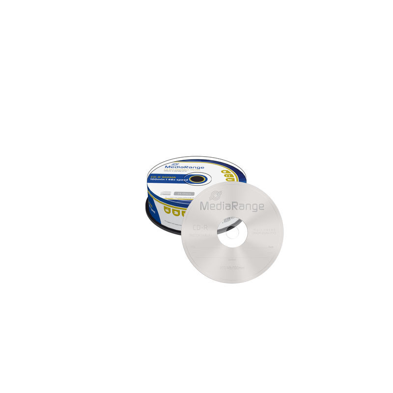 MediaRange CD-R 100min - 900MB 48x, Spindel 25 MediaRange CD-R 100min - 900MB 48x, Spindel 25