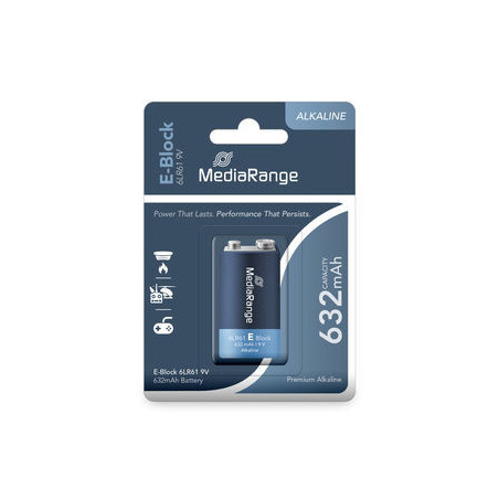 Batteria alcalina MediaRange 9 V (6LR61) | DVDi.fr