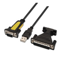 Convertitore USB a seriale RS232 DB9/DB25, 1,8 m | DVDi.fr