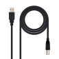 Cabo de Impressora USB-A 2.0 Macho a USB-B Macho 1.80m Cabo de Impressora USB-A 2.0 Macho a USB-B Macho 1.80m
