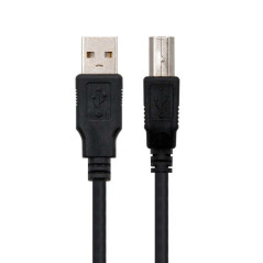 Cabo de Impressora USB-A 2.0 Macho a USB-B Macho 1.80m