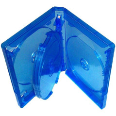 MediaRange Blu-ray case for 6 discs, 22 mm, blue | DVDi.fr