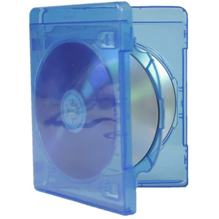 MediaRange Blu-ray-Hülle für 4 Discs, 14 mm, blau | DVDi.fr