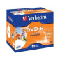 Verbatim DVD-R AZO 4.7GB 16X WIDE PRINTABLE SURFACE Jewelcase Pack 10