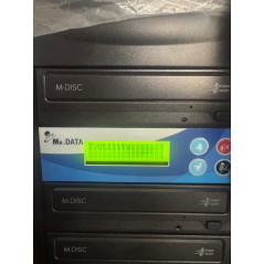 Torre DVDi Duplicadora 1 para 10  CD/DVD M-Disc