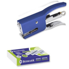 Bismark Mini-Hefter mit Zange und 2000 Heftklammern