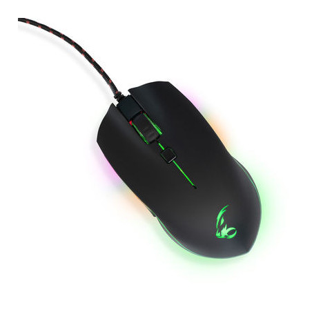 Rato para jogos ótico com fios MediaRange Gaming Series de 6 botões com retroiluminação RGB