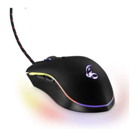 Mouse da gaming ottico cablato MediaRange Gaming Series a 6 tasti con retroilluminazione RGB