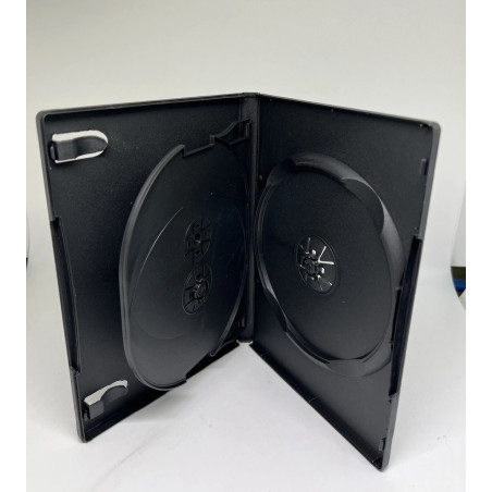 Estuche DVD 3 Discos 14mm negro MediaRange