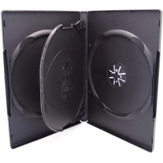 MediaRange DVD-Hülle für 4 Discs, 14 mm, schwarz | DVDi.fr