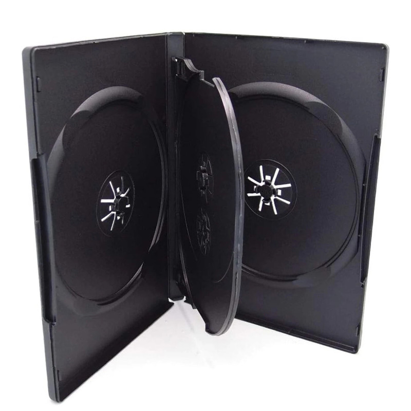DVD Box 4 Discos 14mm black MediaRange