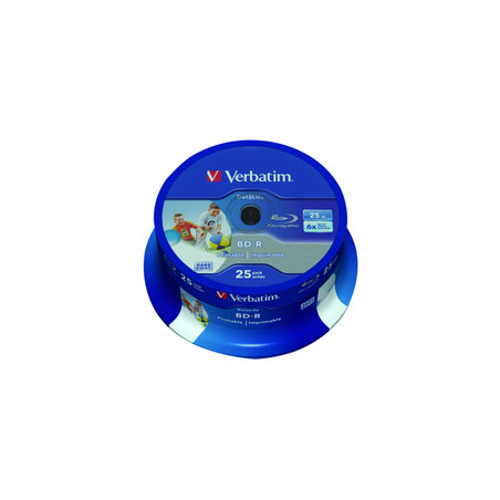 Verbatim BD-R 25 GB 6x bedruckbar – Spindel 25 | DVDi.fr