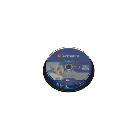 Verbatim BD-R 25 GB 6x stampabile – Campana 10 | DVDi.fr