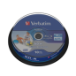 Verbatim BD-R Camada simples 25GB 6X imprimível wide cake 10