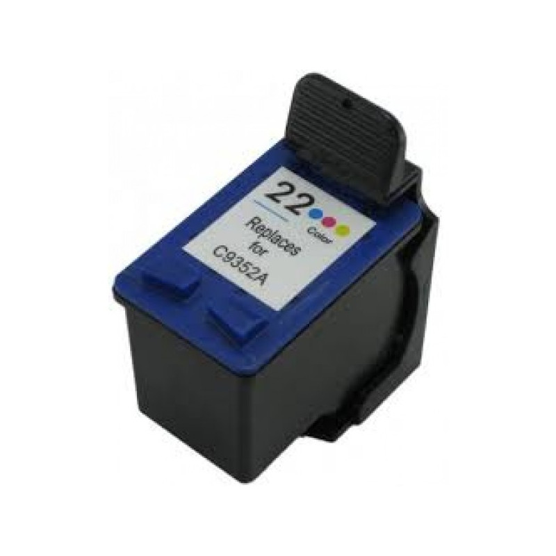 HP 22XL Cartuccia d'inchiostro compatibile tricromia (C9352AE) HP 22XL Cartuccia d'inchiostro compatibile tricromia (C9352AE)