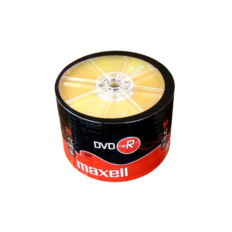 DVD-R Maxell 4,7 Go 16x - 120 min - Pack 50