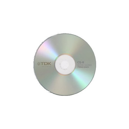 CD-R TDK Audio / Music 40x 80m Pack 10