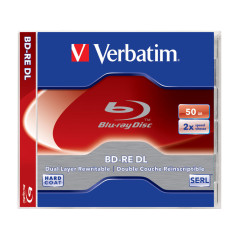 Verbatim BD-RE 50 GB 2x – Jewelcase | DVDi.fr