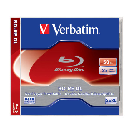Verbatim BD-RE 50 GB 2x – Jewelcase | DVDi.fr