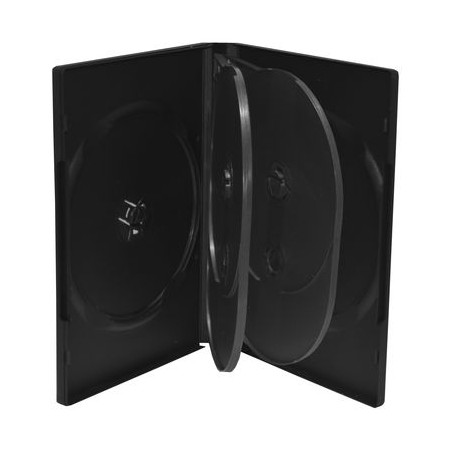 Pack 5 MediaRange custodia DVD per 5 dischi, nera