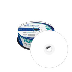 MediaRange DVD+R DL 8,5 GB 8x imprimible – Tarrina 25