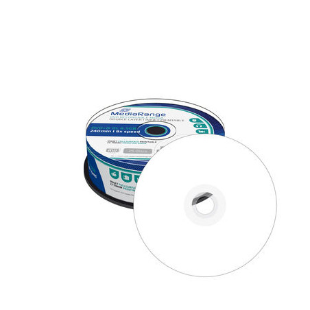 MediaRange DVD+R DL 8,5 GB 8x bedruckbar – Spindel 25