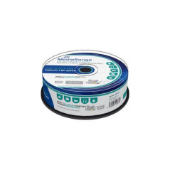 MediaRange DVD+R Double couche 8,5 Go 240 min 8x, imprimable jet d'encre surface intégrale, spindle 25