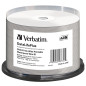 Verbatim DVD-R AZO 4,7GB 16x DL+ superficie stampabile wide lucida impermeabile Non-ID campana 50 Verbatim DVD-R AZO 4,7GB 16x DL+ superficie stampabile wide lucida impermeabile Non-ID campana 50