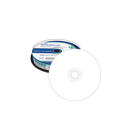 MediaRange DVD+R DL 8,5 GB 8x imprimível – Cake 10 | DVDi.fr
