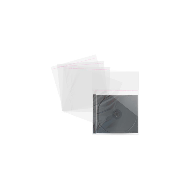 Pack 100 - buste trasparenti per custodie Jewelcase 10,4mm