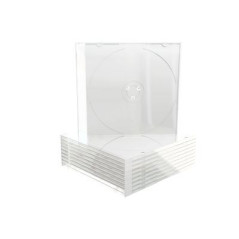 Custodia CD slim per 1 disco, 5,2 mm, colore trasparente