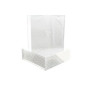 Custodia CD Slimcase per 1 disco, 5,2mm, vassoio satinato/trasparente Custodia CD Slimcase per 1 disco, 5,2mm, vassoio satinato/trasparente