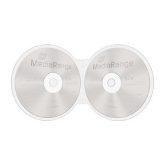 MediaRange Shellcase für 2 Discs, transparent – 15er-Pack