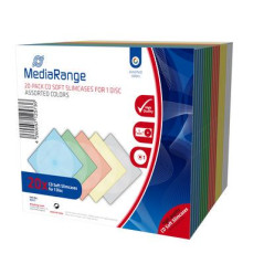 MediaRange CD-Slimcase für 1 Disc, 5 mm, farbig sortiert