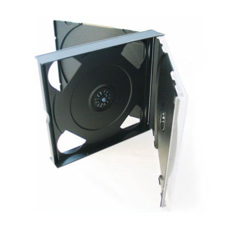 MediaRange Caixa CD jewel case para 4 discos, 22 mm