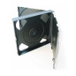 MediaRange CD-Jewelcase für 4 Discs, 22mm, schwarzes Tray