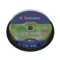 Verbatim CD-RW Serl 700 Mo 12X surface anti-rayures spindle 10