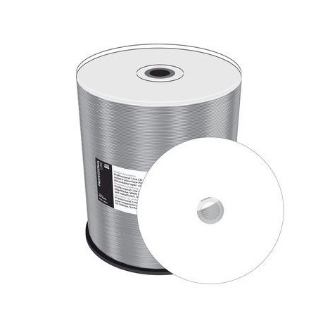 CD-R imprimables professionnels 700 Mo, impression jet d'encre 52x, qualité supérieure (Lot de 100) | DVDi