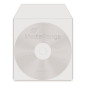 Kunststoffhüllen mit Klebelasche für 1 Disc, transparent, Pack 50