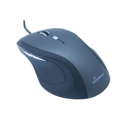 MediaRange Souris optique 5 boutons, filaire, noir/gris