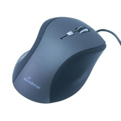 MediaRange Rato Optical 5-button mouse, com fio, Preto/Cinza