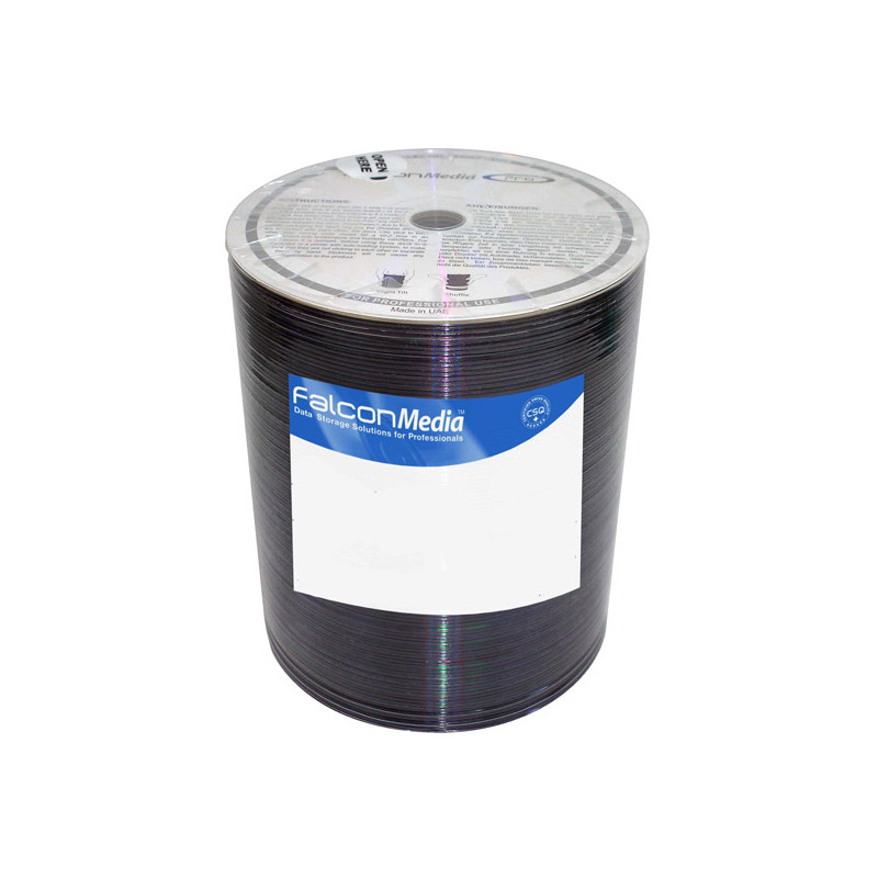 FalconMedia Pro Basic CD-R 700MB|80min 52x, Codonics stampabile termico, hub bianco, BOS 100HP