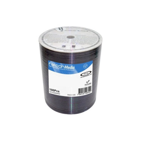 FalconMedia Pro Basic CD-R 700MB|80min 52x, Codonics Thermo bedruckbar, weißer Hub, BOS 100HP